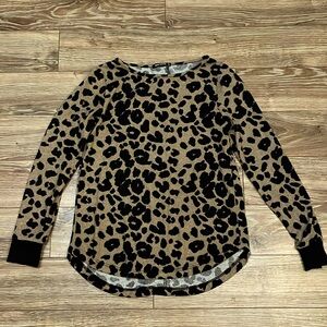 Fleece Leopard Long Sleeve